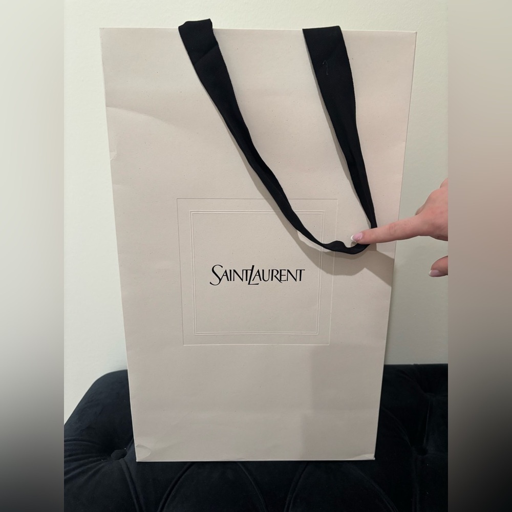 Saint Laurent Shopping Bag with Black Handle